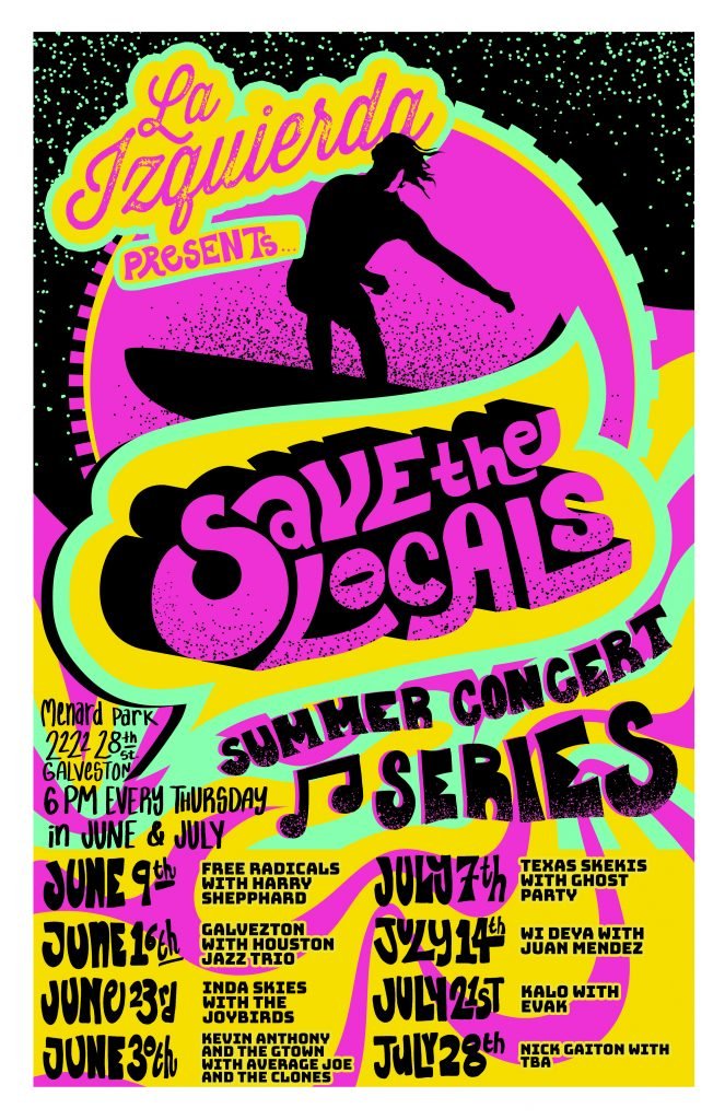 SAVE THE LOCALS – SUMMER CONCERT SERIES