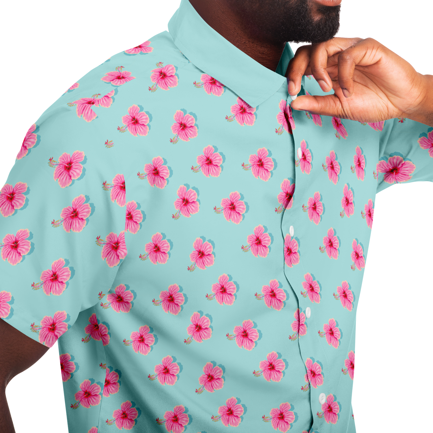 Pink Flower Island Shirt