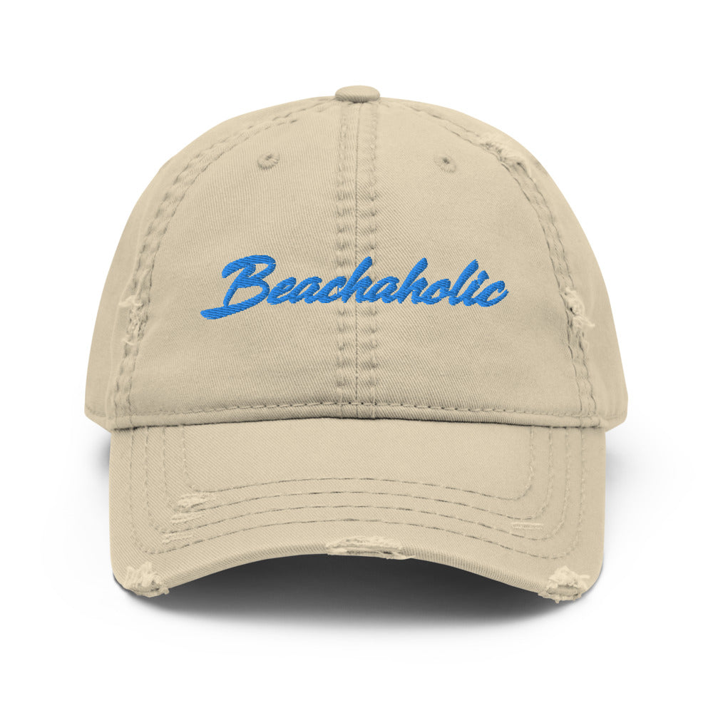 Beachaholic - Distressed Dad Hat