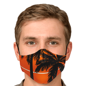Sunset Palm Face Mask