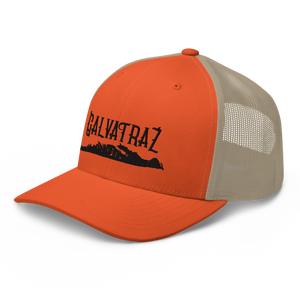 Galvatraz Island - Trucker Hat Black Embroidery