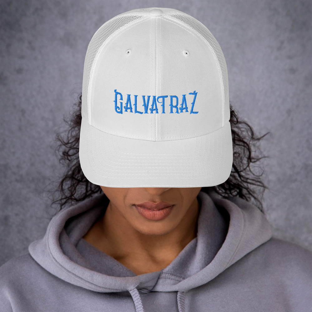 Galvatraz - Trucker Hat Blue Embroidery