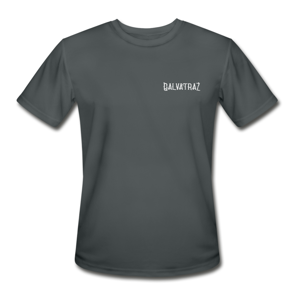 The END of the Road - Men’s Moisture Wicking Performance T-Shirt - charcoal