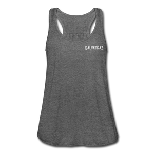 The END of the Road - Women's Flowy Tank Top by Bella - deep heather