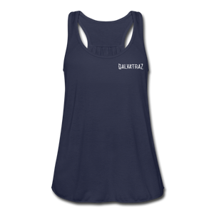 The END of the Road - Women's Flowy Tank Top by Bella - navy