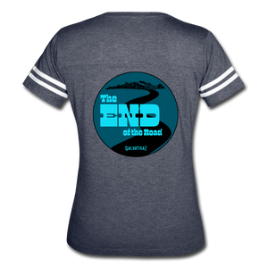 The END of the Road - Women’s Vintage Sport T-Shirt - vintage navy/white