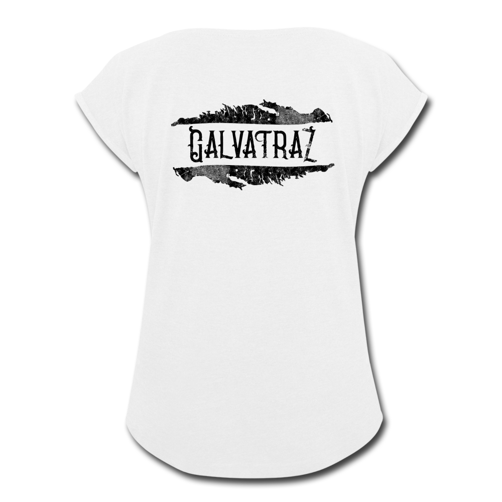 Dos Isle - Women's Roll Cuff T-Shirt - white