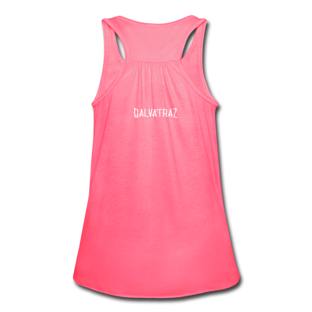 Close to Texas -  Women's Flowy Tank Top by Bella - neon pink