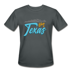 Close to Texas - Men’s Moisture Wicking Performance T-Shirt - charcoal