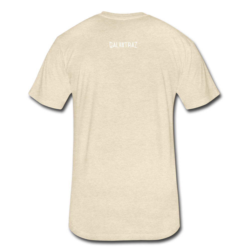 Close to Texas -  Men's Fitted Cotton/Poly T-Shirt by Next Level - heather cream