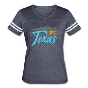 Close to Texas -  Women’s Vintage Sport T-Shirt - vintage navy/white