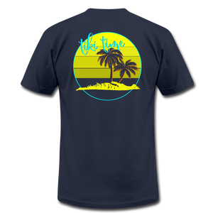 Tiki Time -  Unisex Jersey T-Shirt by Bella + Canvas - navy