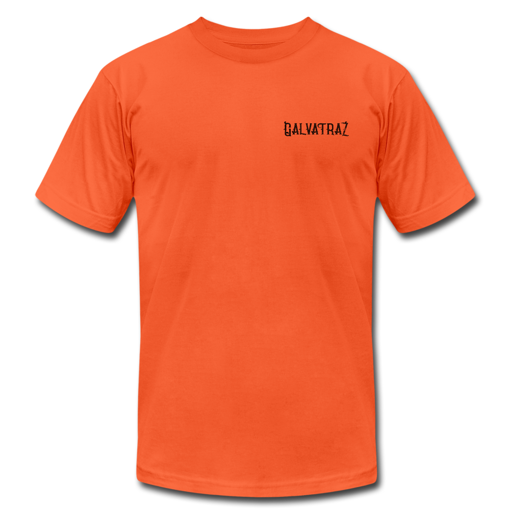 island hideaway -  Men's Unisex Jersey T-Shirt by Bella + Canvas - orange