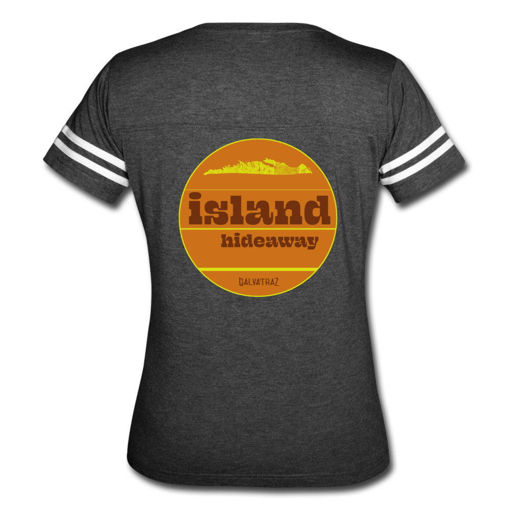 island hideaway -  Women’s Vintage Sport T-Shirt - vintage smoke/white