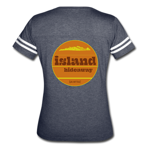 island hideaway -  Women’s Vintage Sport T-Shirt - vintage navy/white