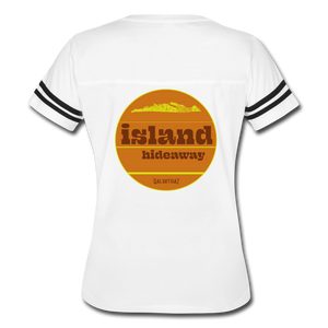 island hideaway -  Women’s Vintage Sport T-Shirt - white/black