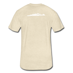Island - Men's Fitted Cotton/Poly T-Shirt by Next Level - heather cream