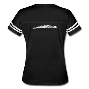 Island - Women’s Vintage Sport T-Shirt - black/white