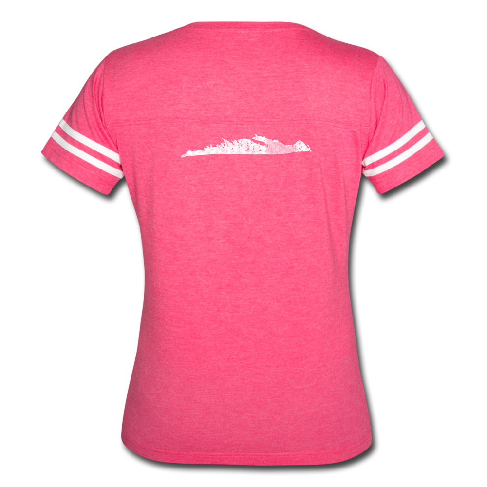 Island - Women’s Vintage Sport T-Shirt - vintage pink/white