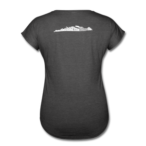 Island - Women's Tri-Blend V-Neck T-Shirt - deep heather