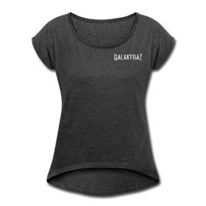 Island - Women's Roll Cuff T-Shirt - heather black