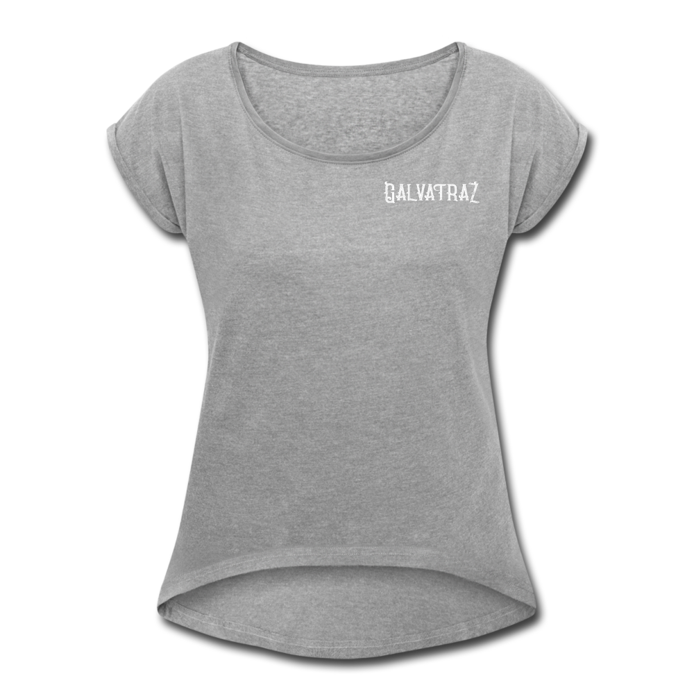 Island - Women's Roll Cuff T-Shirt - heather gray