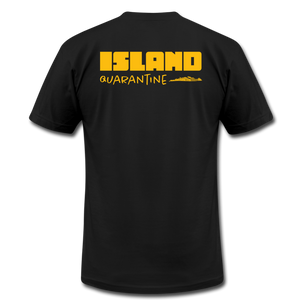 Island Quaratine - Unisex Jersey T-Shirt by Bella + Canvas - black