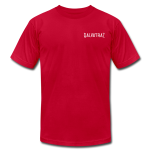 Island Quaratine - Unisex Jersey T-Shirt by Bella + Canvas - red