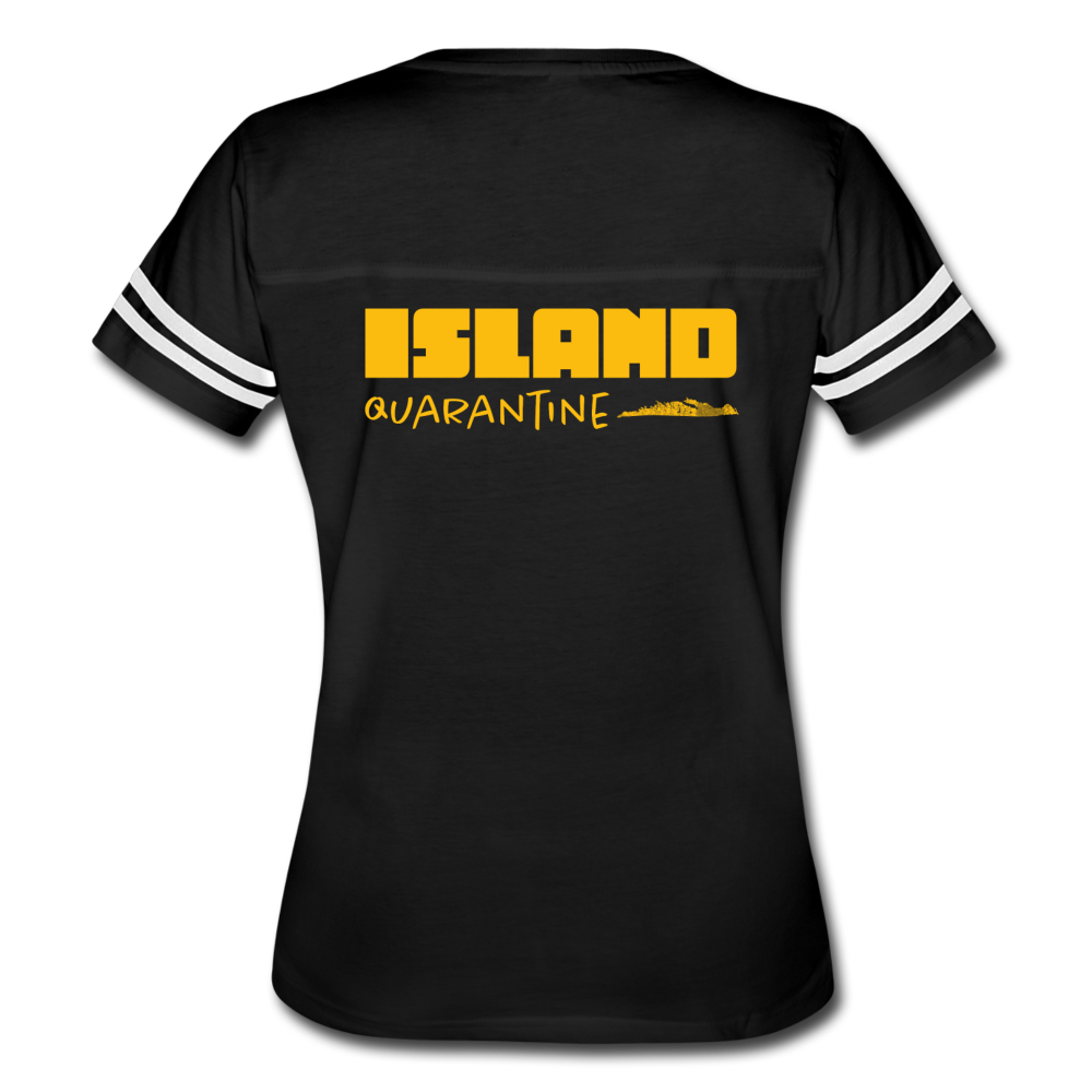 Island Quaratine - Women’s Vintage Sport T-Shirt - black/white