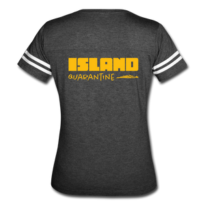 Island Quaratine - Women’s Vintage Sport T-Shirt - vintage smoke/white
