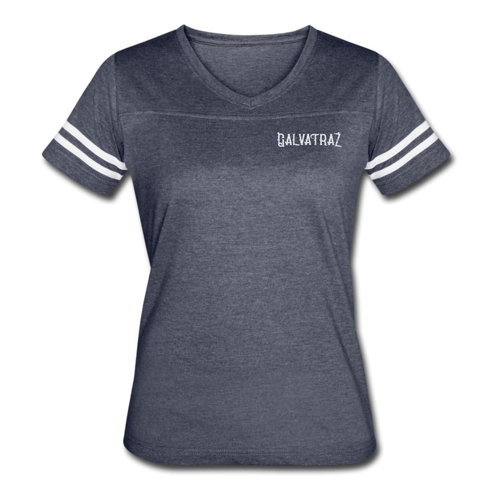 Island Quaratine - Women’s Vintage Sport T-Shirt - vintage navy/white
