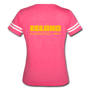 Island Quaratine - Women’s Vintage Sport T-Shirt - vintage pink/white