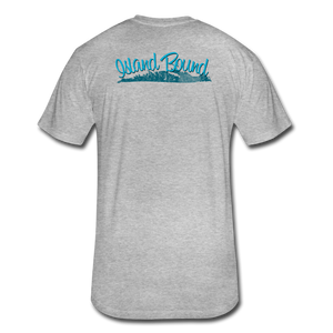 Island Bound - Men's Fitted Cotton/Poly T-Shirt by Next Level - heather gray