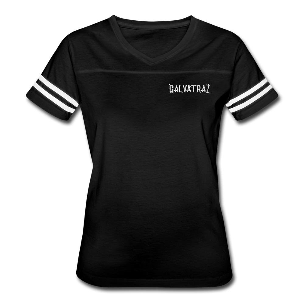 Island Bound - Women’s Vintage Sport T-Shirt - black/white