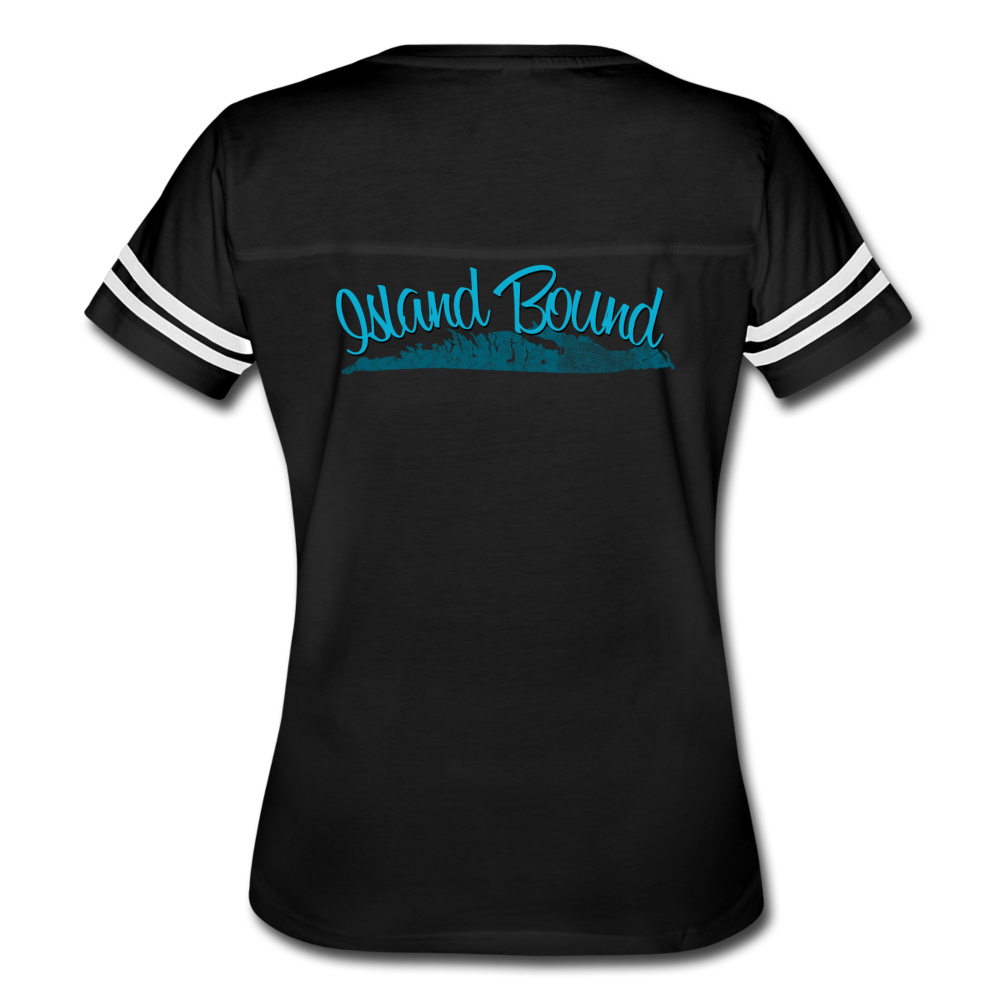 Island Bound - Women’s Vintage Sport T-Shirt - black/white