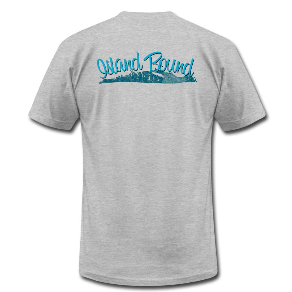 Island Bound - Men's Unisex Jersey T-Shirt by Bella + Canvas - heather gray