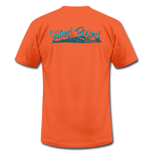 Island Bound - Men's Unisex Jersey T-Shirt by Bella + Canvas - orange