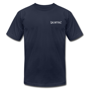 Island Bound - Men's Unisex Jersey T-Shirt by Bella + Canvas - navy