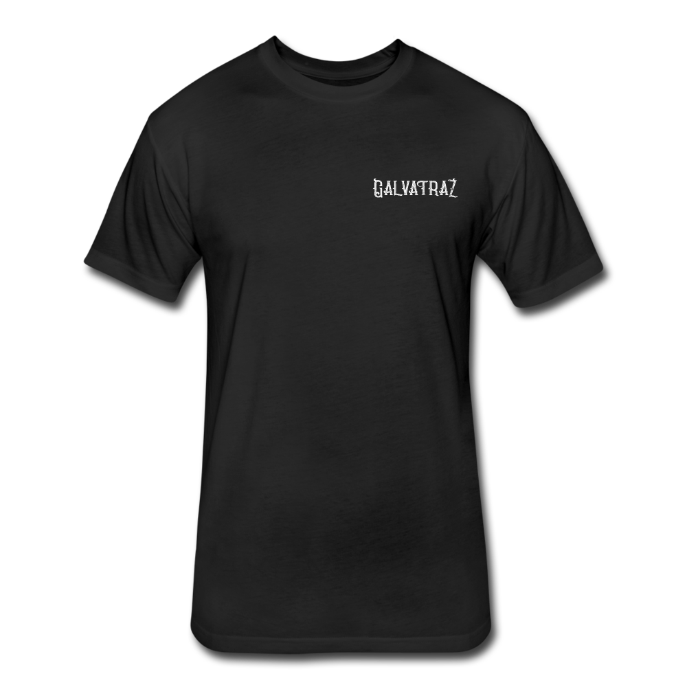 Living the quarantine dream - Men's Fitted Cotton/Poly T-Shirt by Next Level - black