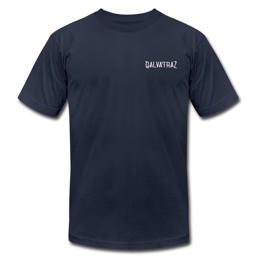 Living the quarantine dream - Men's Unisex Jersey T-Shirt by Bella + Canvas - navy