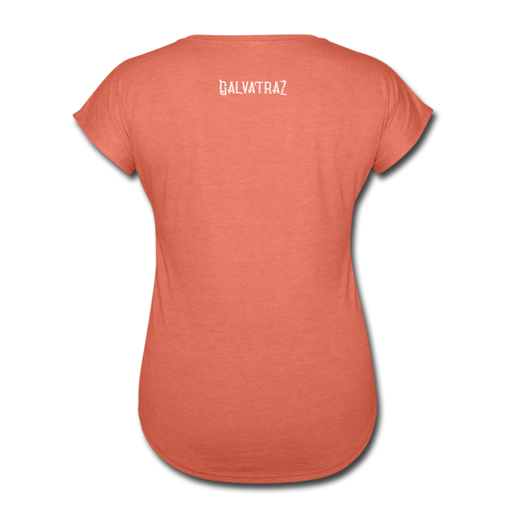 Living the quarantine dream - Women's Tri-Blend V-Neck T-Shirt - heather bronze