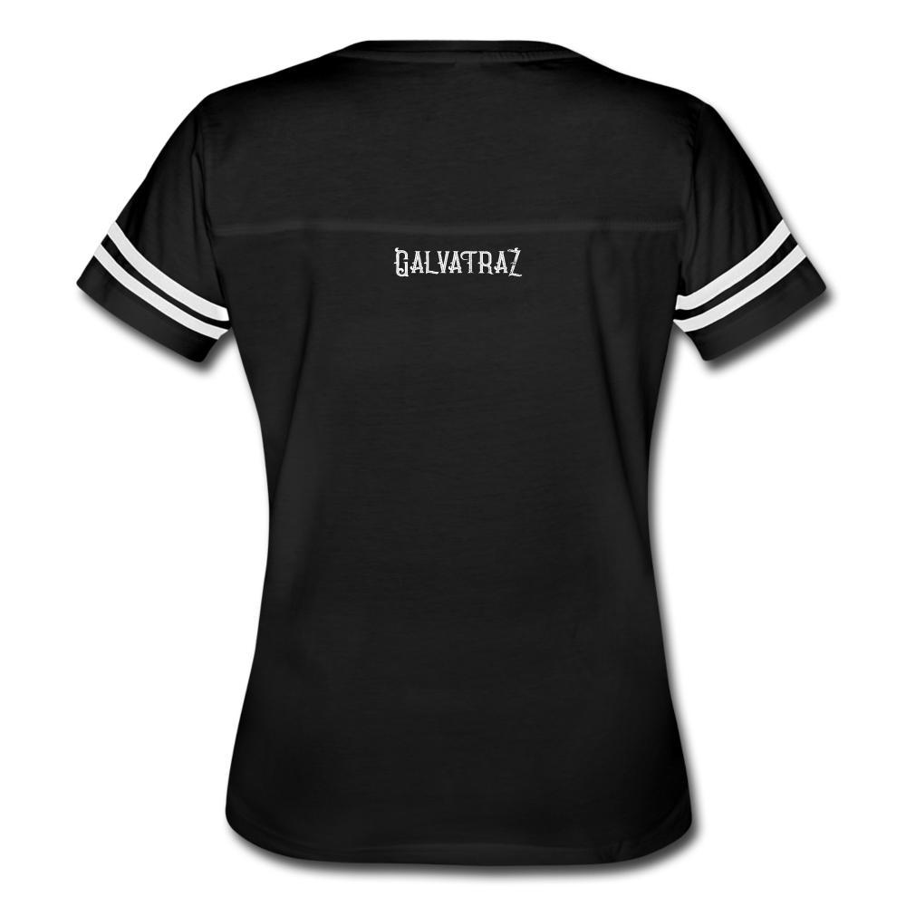 Living the quarantine dream - Women’s Vintage Sport T-Shirt - black/white