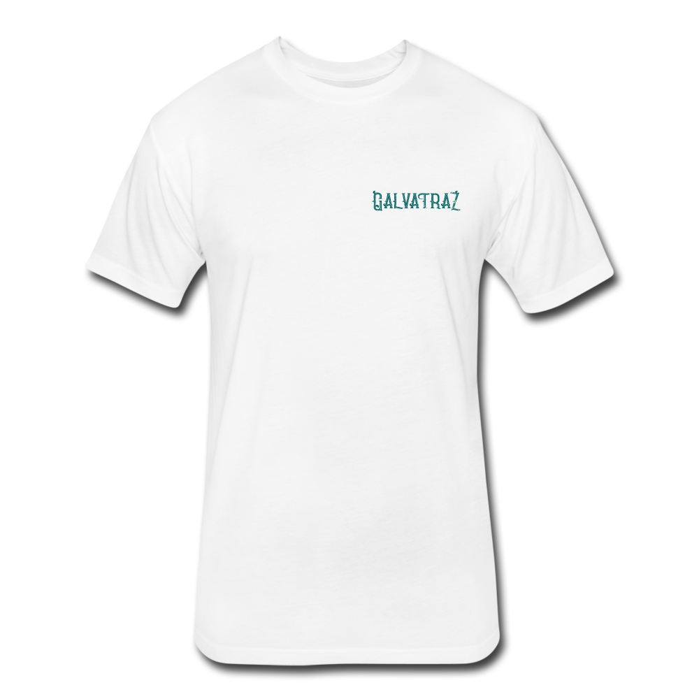 Stranded On The Strand - Fitted Cotton/Poly T-Shirt by Next Level - white