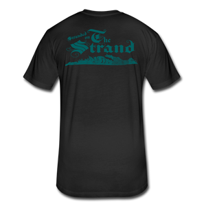 Stranded On The Strand - Fitted Cotton/Poly T-Shirt by Next Level - black
