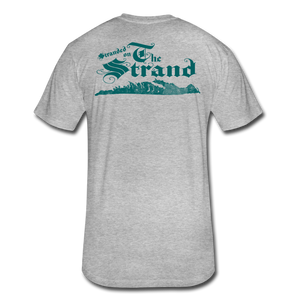 Stranded On The Strand - Fitted Cotton/Poly T-Shirt by Next Level - heather gray