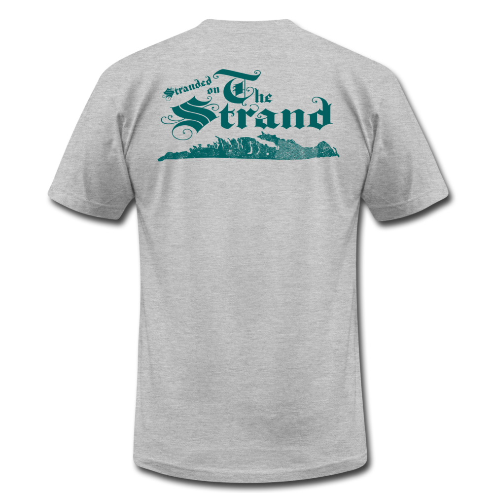 Stranded On The Strand - Unisex Jersey T-Shirt by Bella + Canvas - heather gray