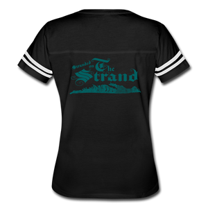 Stranded On The Strand - Women’s Vintage Sport T-Shirt - black/white