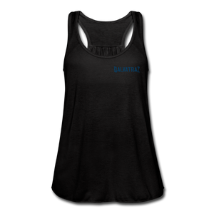 Somewhere Between Mexico and Texas - Women's Flowy Tank Top by Bella - black