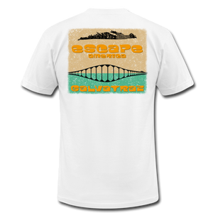 Escape America - Unisex Jersey T-Shirt by Bella + Canvas - white