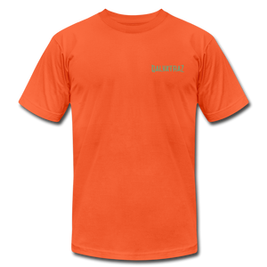 Escape America - Unisex Jersey T-Shirt by Bella + Canvas - orange